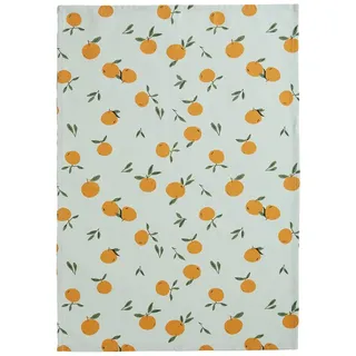 COUCKE Geschirrtuch aus Baumwolle, Bedruckt, Clementines, 50 x 75 cm