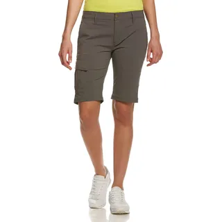 Jeff Green Damen Elastische Schnell Trocknende Kurze Leichte Cargo Outdoor Funktions Hose Melina, Farbe:Grey, Größe:40