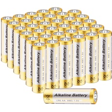 CICMOD Alkaline Batterie AA, 36 Stück Longlife Batterien 1.5V LR6 Alkalibatterien Double A Alkaline Batterien Auslaufsicher