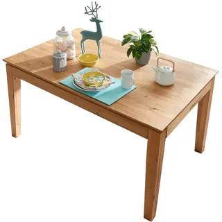 Woodroom Esstisch Paarl 140x90 ausziehbar auf 200 cm Massivholz Eiche geölt Ausziehtisch mit Butterfly-Auszug Holz Esstisch für 6–8 Personen Stabil und modern