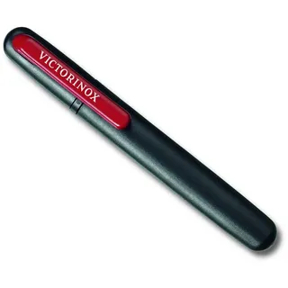 Victorinox Dual-Messerschärfer Outdoor, für Schweizer Taschenmesser, Schleifstein klein, schwarz