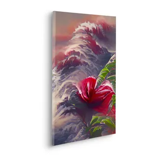 KOMAR Leinwandbild »Blossom Wave - Größe 40 x 60 cm« Natur 1 Stk. tlg. Keilrahmenbild mi Echtholzrahmen, bunt