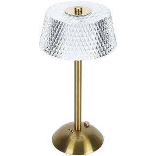 Kristall-Tischlampe, Kabellose Lampe, Touch-dimmbare Kristalllampe, 3 Farben Wechselnde Lampe, Wiederaufladbare Kristalllampe, Nachtlicht für Schlafzimmer, Party, Abendessen,
