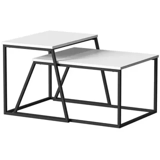 Vicco Myra Weiß/Schwarz MDF 60 x 38 x 50 cm