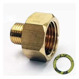 Phoenix Übergang 1/2" R x 1/4" lks LPG Gas Adapter für Gaskocher Gasschlauch Gasherd