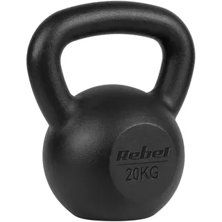 rebel electro Rebel Kettlebell Gusseisen 20 kg schwarz