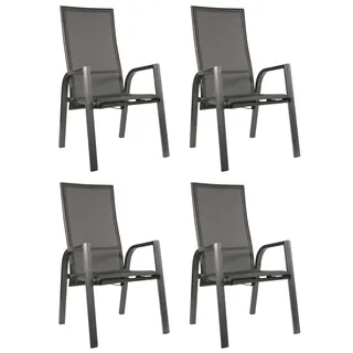 Gardissimo BERN Alu Diningsessel Stapelsessel Gartenstuhl verstellbar