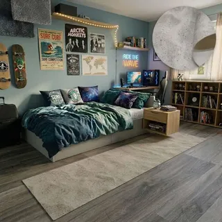 Tadi & Imperio1979 Vinyl-Teppich aus PVC, Digitaldesign, Sandstrand, für Wohnzimmer, Küche, Wohnzimmer, Eingänge, Badezimmer oder Schlafzimmer mit PVC-Rückseite, rutschfest und leicht zu waschen,