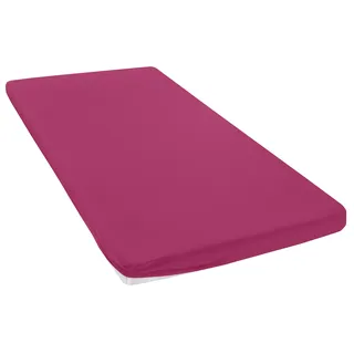 OTTO home Spannbettlaken Baumwolle-Mikrofaser-Jersey 140 x 200 cm beere