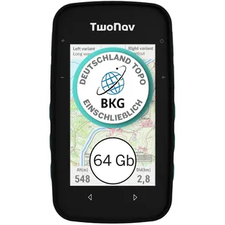 Twonav Cross Plus 64 Gb + Germany Topo Bkg 1:25.000 Fahrradcomputer - Multicolor - One Size