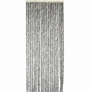 WERKA PRO Grau- und anthrazitfarbener Chenilledraperie 120 x 220 cm