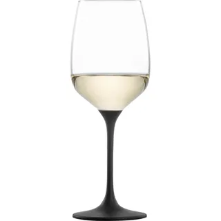 Eisch Vorteilset 12 Stück Weissweinglas 500/31 KAYA BLACK 77350031 und Geschenk + Spende