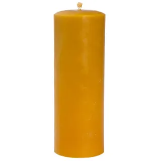 BeesWax World Bienenwachskerzen – Handgefertigte Stumpenkerzen aus 100% natürlichem Bienenwachs – Rauchfrei & lang brennend mit Baumwoll-Docht – 6 Größen – Geschenkidee & Deko – Made in EU (XL)