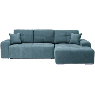 Carryhome Ecksofa , Türkis , Textil , Uni , Füllung: Schaumstoff,Schaumstoff , Ottomane rechts, L-Form , 280x194 cm , Stoffauswahl, Liegefunktion, seitenverkehrt erhältlich, Rücken echt , Wohnzimmer, Sofas & Couches, Wohnlandschaften, Ecksofas