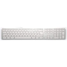 Bild von Aluminium Mac Tastatur UK silber (FK318S-UK)