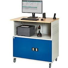 Computer-Station Typ 6001, B 1100 x T 800 x H 1100 mm, fahrbar