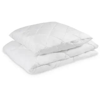 Ehrenkind® Steppbetten-Set Kochfest | Kinder-Decke + Kissen | Standard 100 by Oeko-TEX | Decke 200x135 cm Kissen 80x80 cm