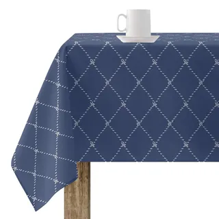 Belum Tischdecke mit Fleckenabweisend, Größe 100 x 80 cm, extraweich, Mehrfarbig, Stoff 100% Bio-Baumwolle, Modell T03