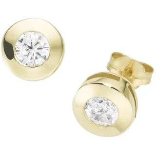 Luigi Merano Ohrstecker Lady gelbgold 375 Zirkonia 2013796
