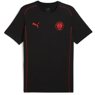 Puma FC St. Pauli Casuals T-Shirt Herren 07 black/red S