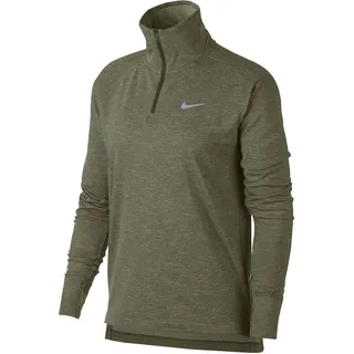 Nike Damen Therma Sphere Element Longsleeve, Olive Canvas/Htr, M