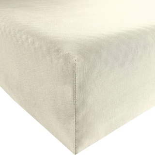 BASSETTI Spannbettlaken 094 Ecru Baumwolle/Elastan, Maße: 90cm x 190cm, 100cm x 220cm, 9225068