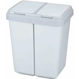 Alpfa Duo Bin 50 l Weiß, Grau