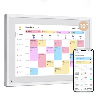 Dragon Touch Digitaler Familienplaner 10,1 Zoll Weiß