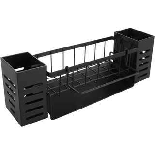 ASelected Spülbecken Organizer mit Selbstentleerender Ablaufwanne und Spüllappenhalter