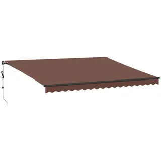 vidaXL Markise Automatisch Braun 450x350 cm - Braun