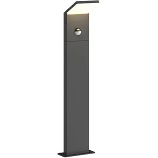 Lucande LED Wegeleuchte/Pollerleuchte 60 cm mit Bewegungsmelder, Außenleuchte spritzwassergeschützt IP54 8,5W
