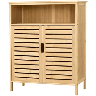 [en.casa] Badezimmerschrank Eslöv 65,5 x 81 x 31 cm Beige