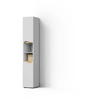 livinity Badschrank Timavo, 30 x 180 cm mit Türen, und offenen Fächern,