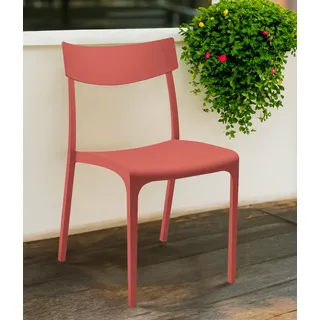 Dmora Gartenstuhl Orcus 54 x 46 x 80 cm rot