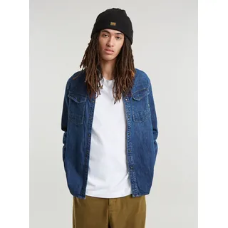 G-Star Dakota Slim Langarmhemd Blau S