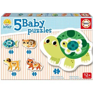 Educa Puzzle. Baby Puzzles Animals 2x2/2x3/4 Teile