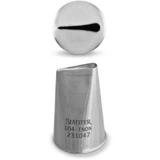 Staedtler Spritztülle, Edelstahl, Silber, 8 mm