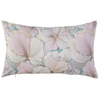 BigBuy Home Kissen mit Blumen, 50 x 30 cm