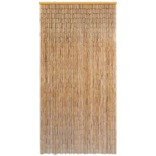 vidaXL Insektenschutz Türvorhang Bambus 100 x 200 cm Braun