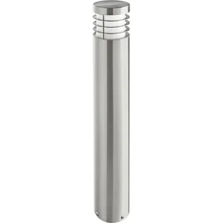 Heitronic Außenleuchte Edelstahl H:60cm Ø:10cm  E27 silberfarben