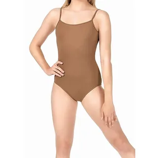 Bloch Dance Damen Nejor Microlux Camisole Trikot, Mandelfarben, Größe XL