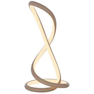 PAUL NEUHAUS LED Tischleuchte "TWIST", sand, 1, H: 42cm, 1 Stk., Leuchten, Schnurdimmer, LED Tischleuchte
