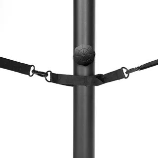 Sekey Garten Windschutz für Ampelschirme, Windschutz-Sonnenschirm, Marktschirm, Winddichtt - Schwarz