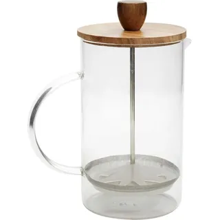 HowHomely Kaffeebereiter Kaffeekocher 850 ml Espressokanne - Braun, Transparent