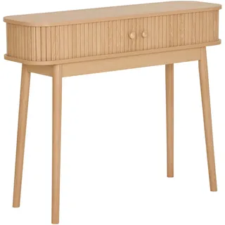 Konsole , Naturfarben , Holzwerkstoff , 30x80.5x100 cm , Wohnzimmer, Wohnzimmertische, Konsolentische