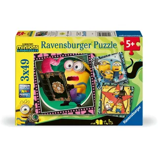 Ravensburger Kinderpuzzle 3x49 Teile - Minions 3