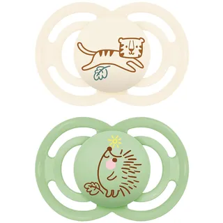 MAM Perfect Fopspeen Silicone Unisex 6-16 2 St Schnuller