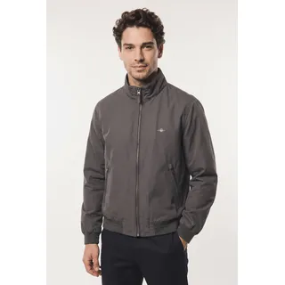 Gant Bomberjacke "HAMPSHIRE JACKET" ohne Kapuze Regular fit mit Reißverschlusstaschen, dusky anthrazit