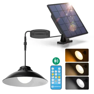 Aigostar Solarlampen für Außen mit Bewegungsmelder 50W LED Solarleuchten Aussen mit mit Fernbedienung IP65 Solar Außenleuchte einstellbare Farbtemperatur, Solar Wandleuchte für Garten mit 3m Kabel