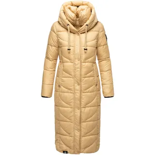 Steppmantel NAVAHOO "Steppmantel Waffelchen", Damen, Gr. M, beige (sand), Obermaterial: 100% Polyester PES.  Obermaterial: Futter: 100% Polyester PES. 100% Polyester PES., Mäntel Steppmantel
